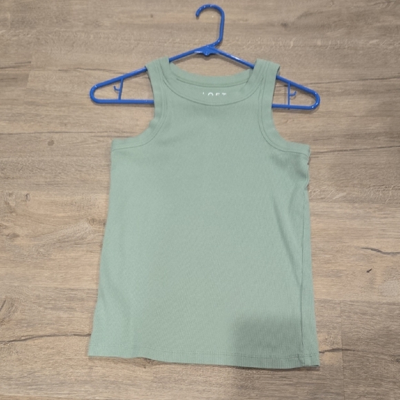 LOFT Sage Green Tank Top - Picture 4 of 5